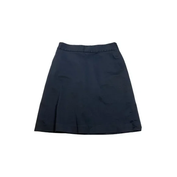 Banana Republic Women's Black Knee Length A-Line Skirt - 4 Petite - Picture 1 of 4